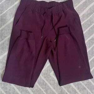 Lululemon Athletica Burgundy Shorts